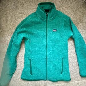 Patagonia Women’s Teal Full‑Zip Better Sweater Jacket